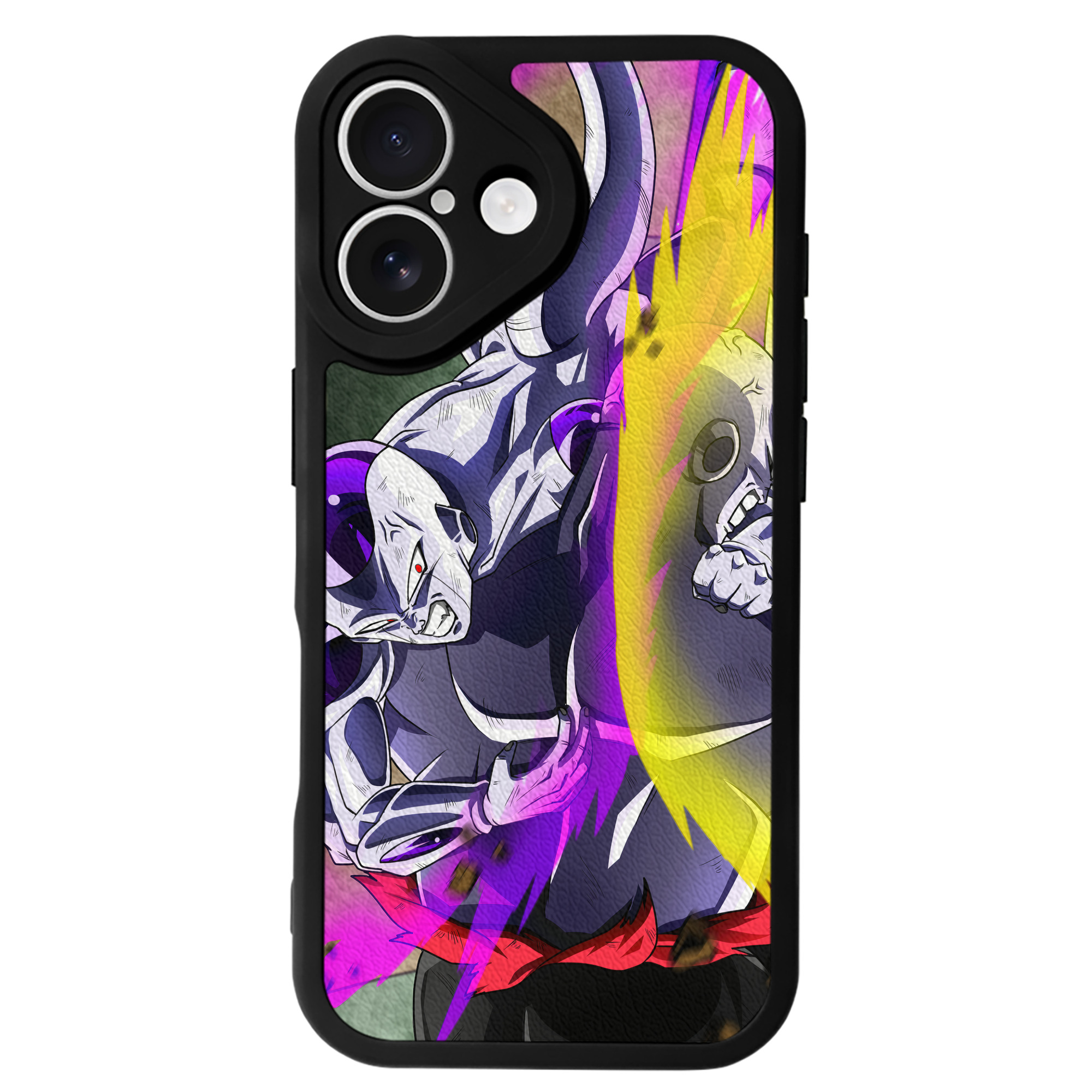（画像用） ドラゴンボール DRAGON BALL 【iPhone 16シリーズ対応】シリコンスマホケース（レザー調） 材質：シリコン